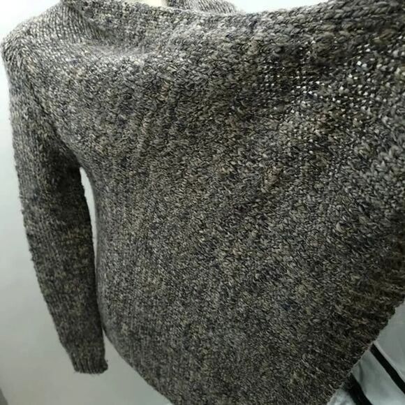 Talbots Chunky Wool Alpaca Waterfall Cardigan Sweater LG - Picture 3 of 9